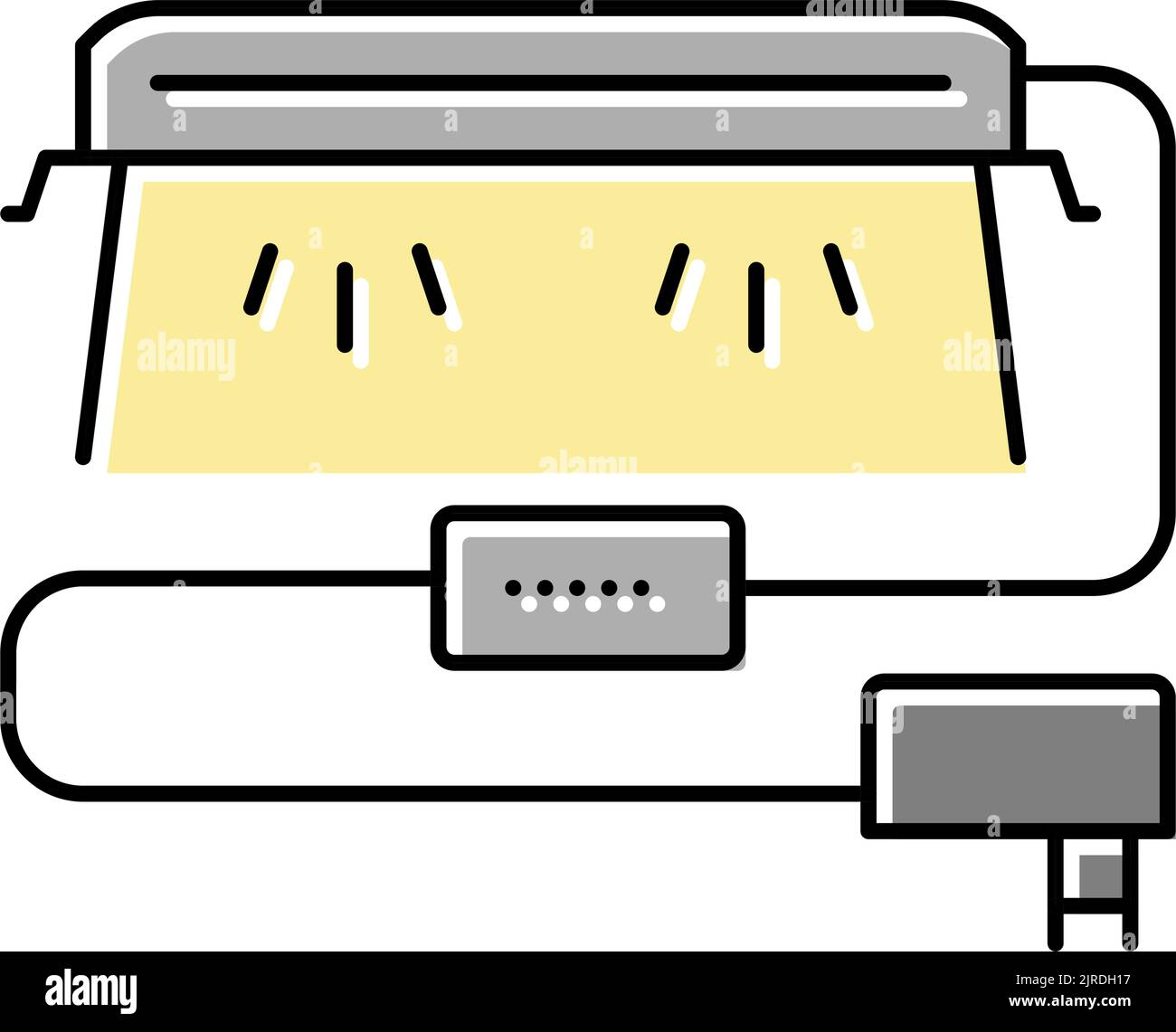 light aquarium fish color icon vector illustration Stock Vector Image ...