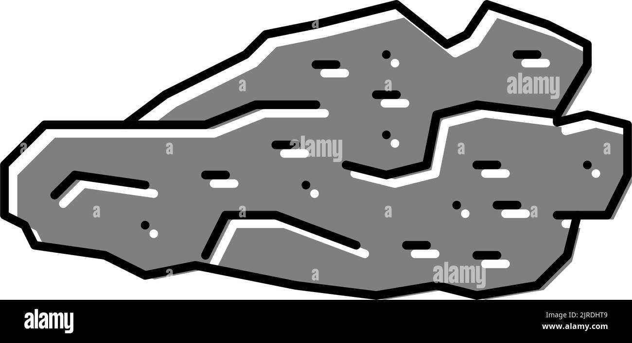 rocks aquarium fish color icon vector illustration Stock Vector Image