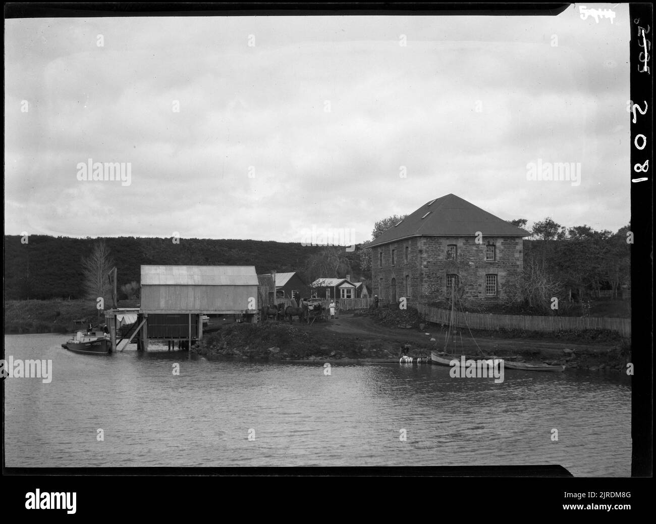 Old Store, Kerikeri, 1903 1926, by James McDonald Stock Photo Alamy