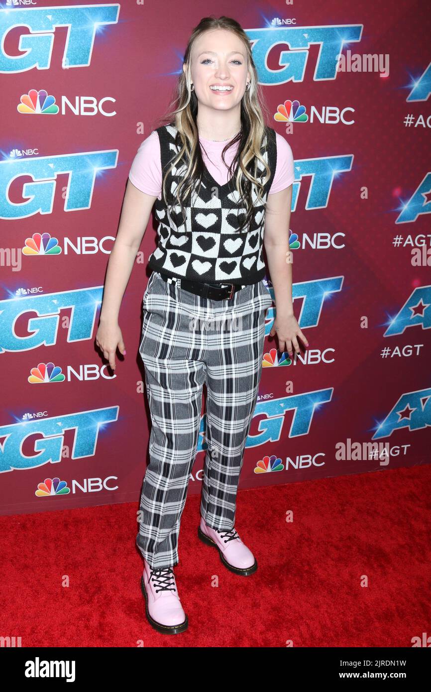 LOS ANGELES - AUG 23: Mia Morris at the America’s Got Talent Season 17