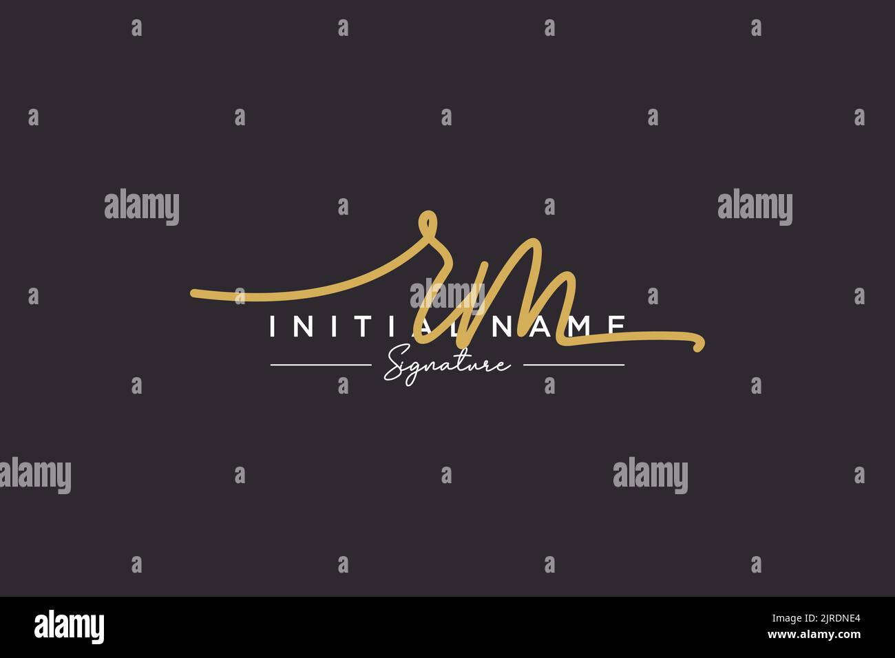 Rm signature hi-res stock photography and images - Alamy