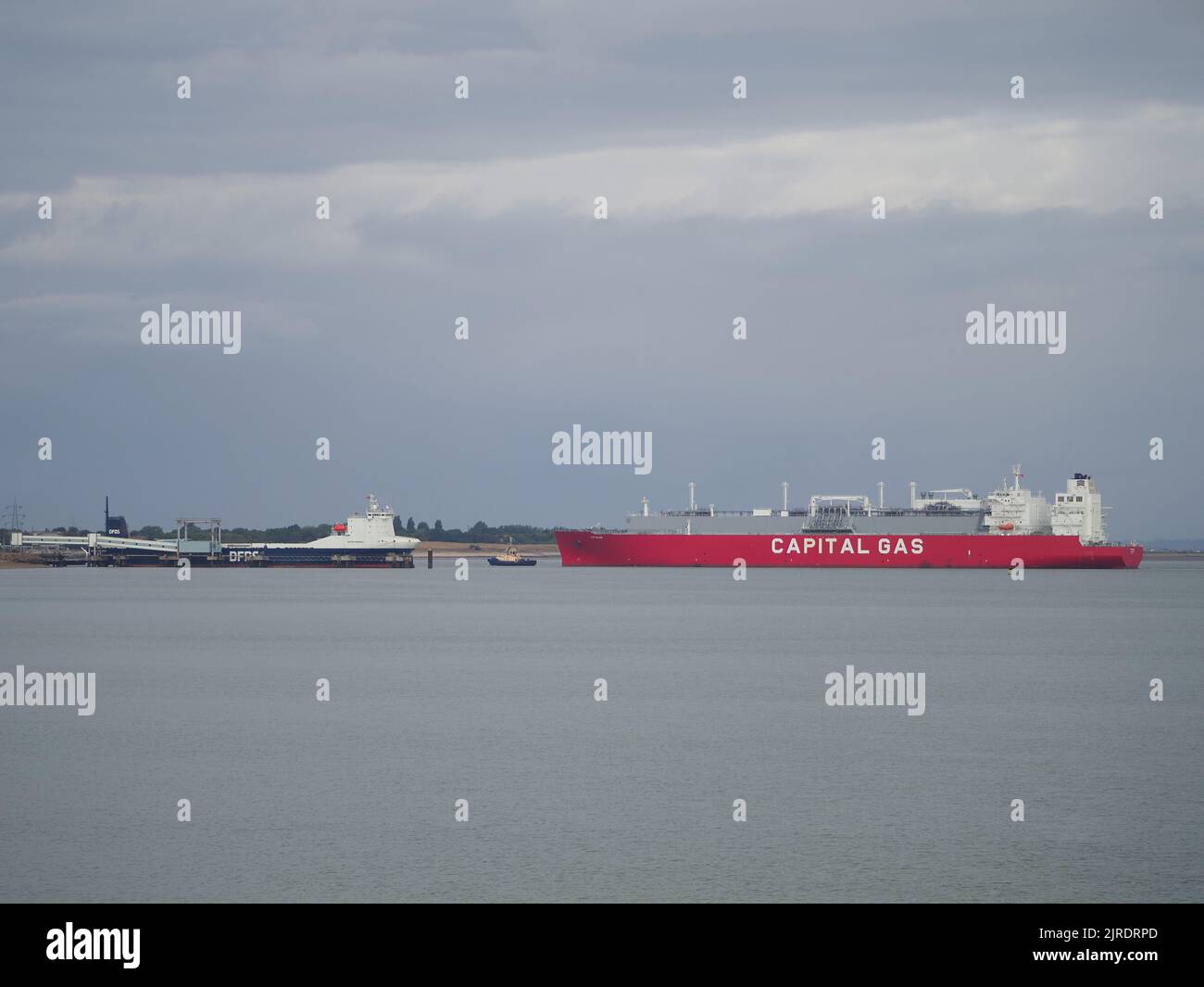 Sheerness, Kent, UK. 24th Aug, 2022. The first Australian gas shipment