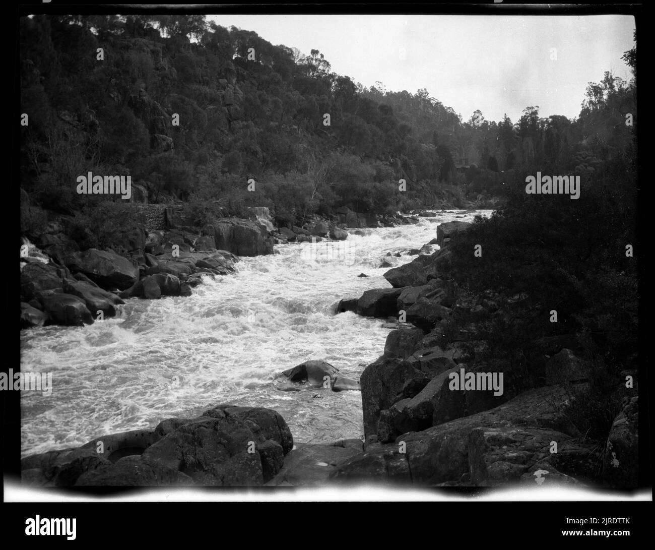 Shallow stream, 1922, Australia, maker unknown Stock Photo - Alamy