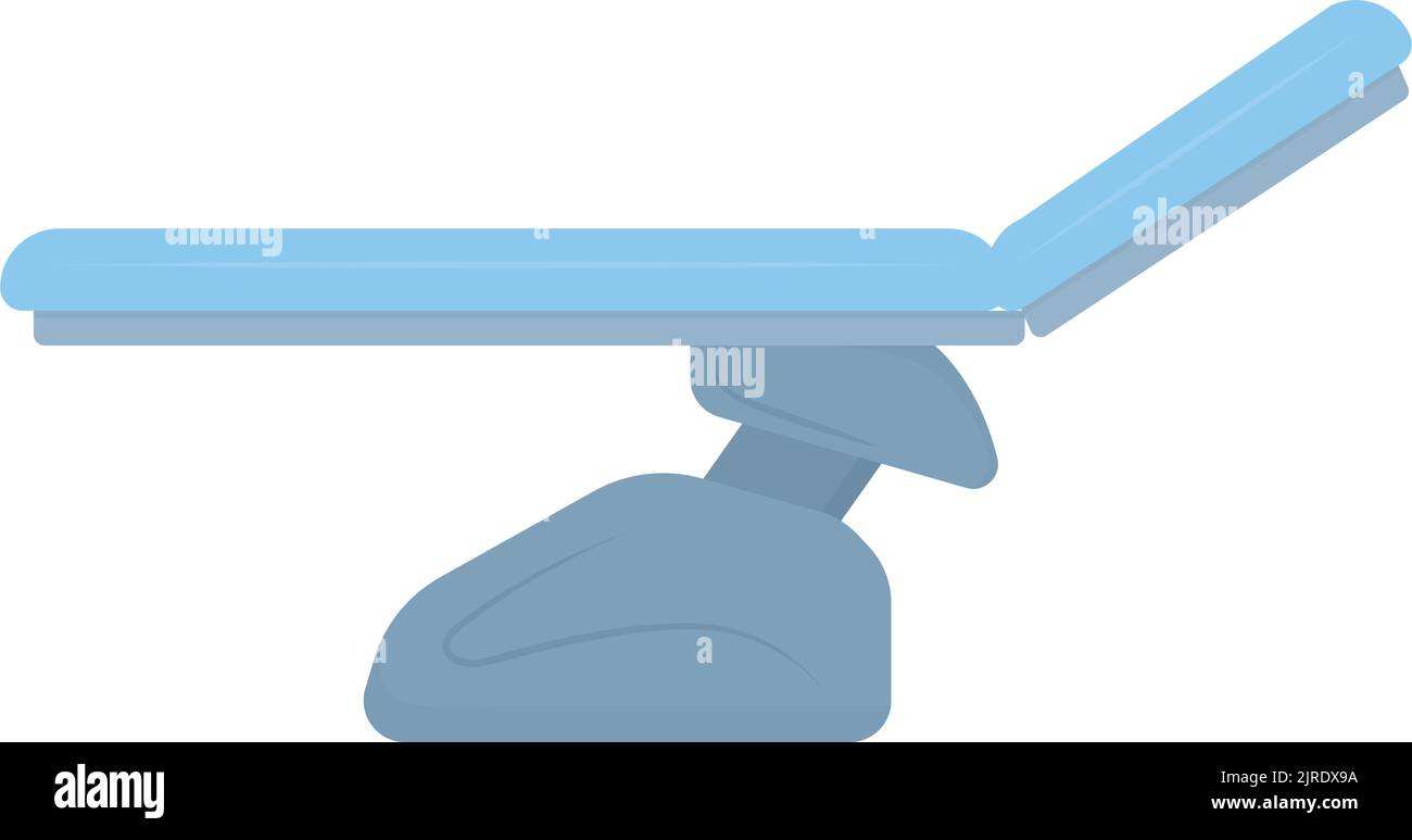 Adjusting couch side view semi flat color vector object Stock Vector