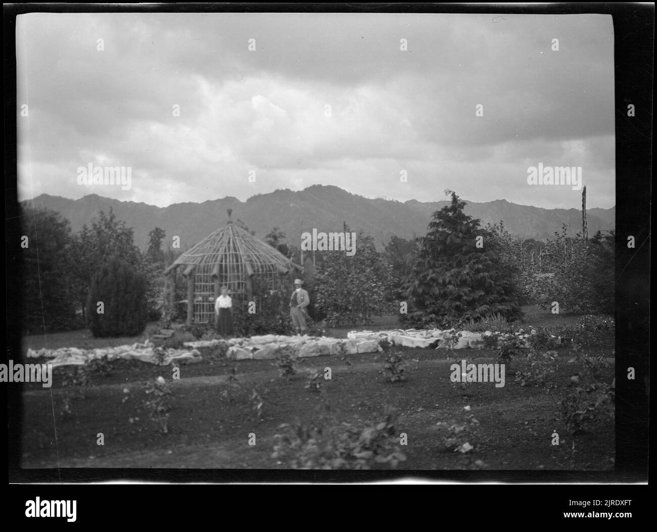 Gazebo, 1922-1923, North Island, maker unknown. Stock Photo