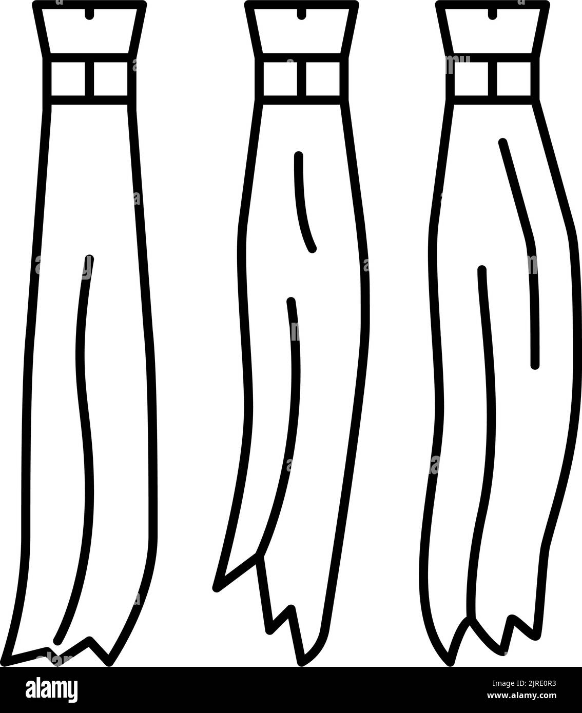 natural hair line icon vector illustration Stock Vector Image & Art - Alamy