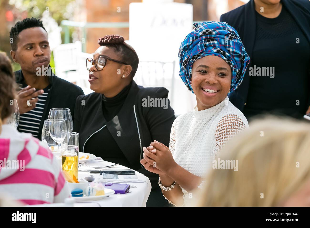 Johannesburg, South Africa August 18, 2016 Ladies networking at woman's teambuilding