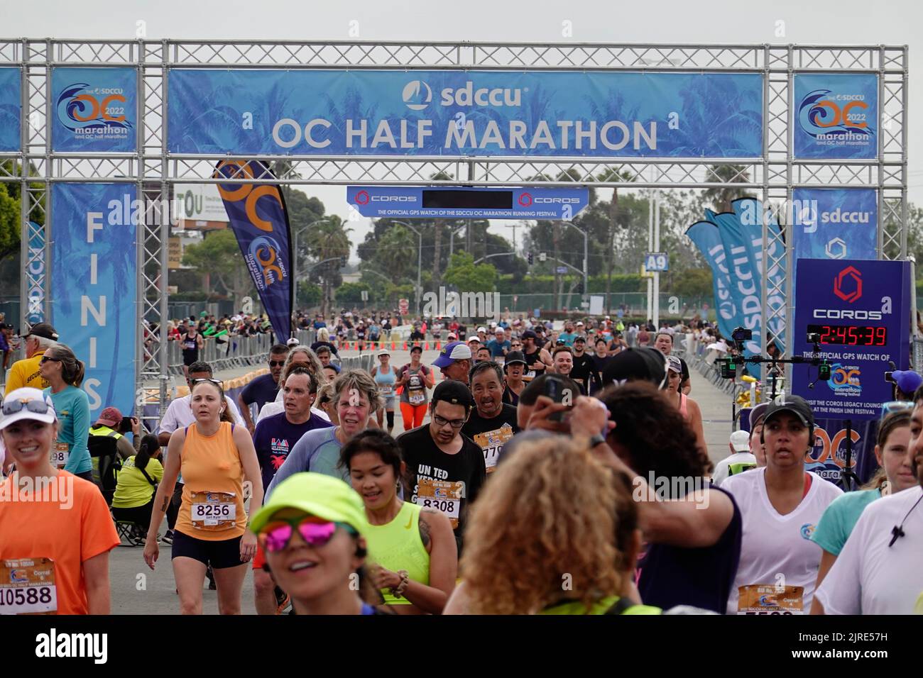 The runners at the 2022 OC Half Marathon in Costa Mesa Stock Photo Alamy