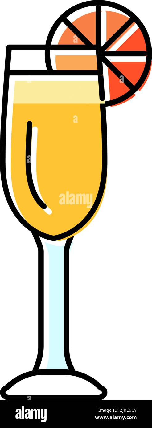 https://c8.alamy.com/comp/2JRE6CY/mimosa-cocktail-glass-drink-color-icon-vector-illustration-2JRE6CY.jpg