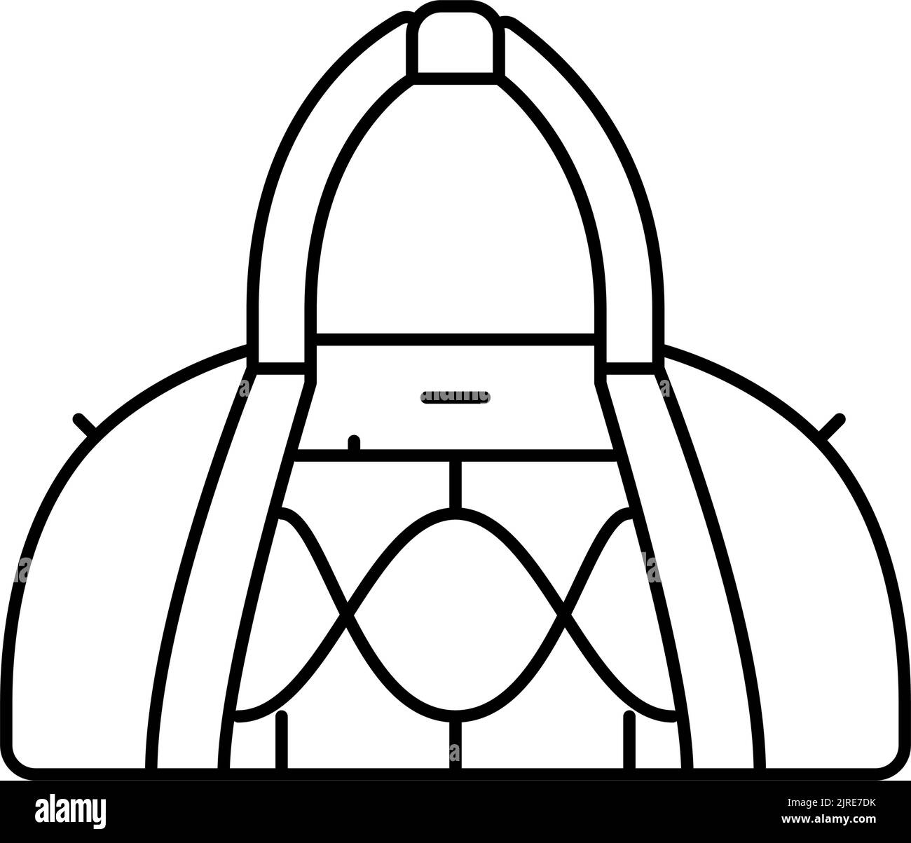 handle bag woman line icon vector illustration Stock Vector Image & Art ...