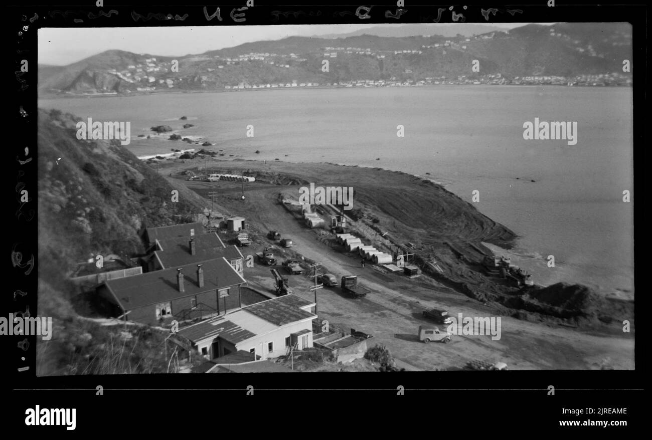 Lyall bay reclaimation rongotai aerodrom hires stock photography and