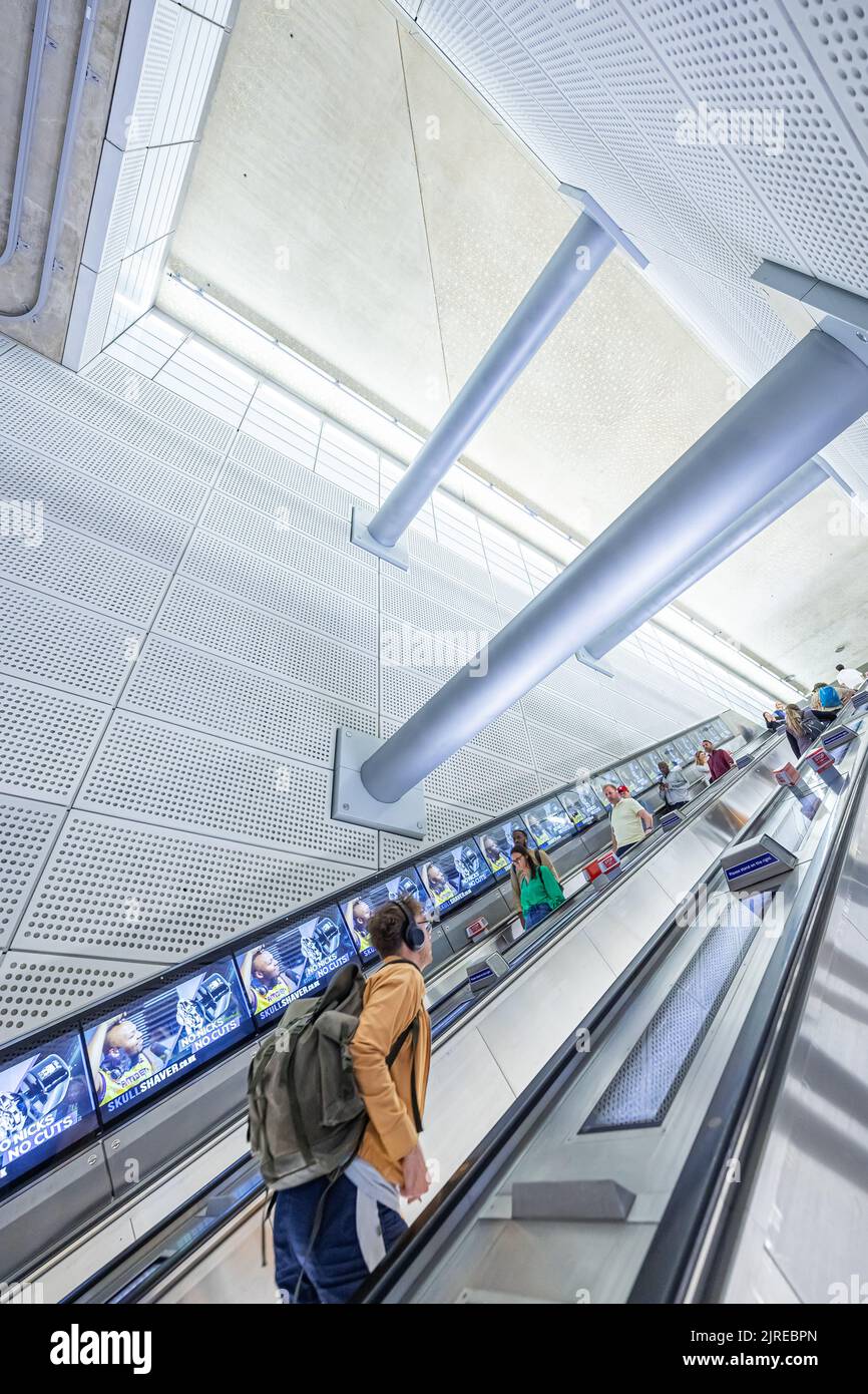 Tottenham Court Road - Elizabeth Line Station Stock Photo - Alamy