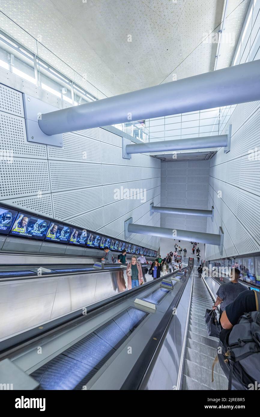 Tottenham Court Road - Elizabeth Line Station Stock Photo - Alamy