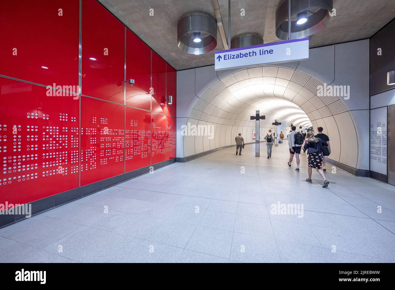 Tottenham Court Road Elizabeth Line Station Stock Photo Alamy