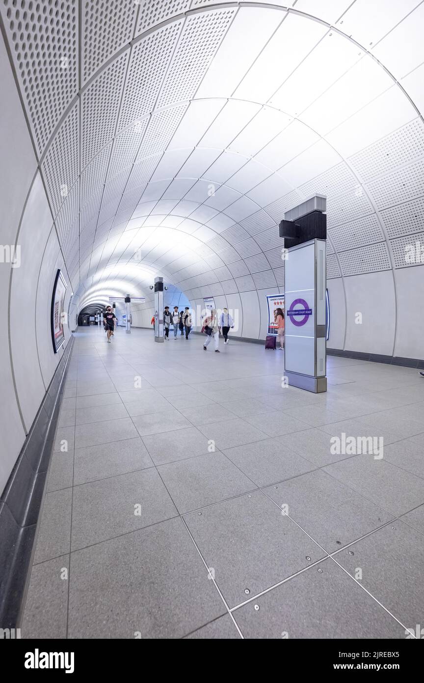 Tottenham Court Road Elizabeth Line Station Stock Photo Alamy