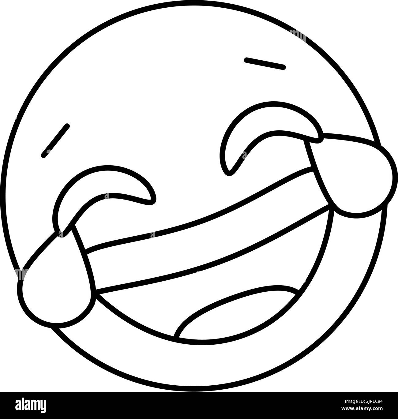 Crying emoji Black and White Stock Photos & Images - Alamy