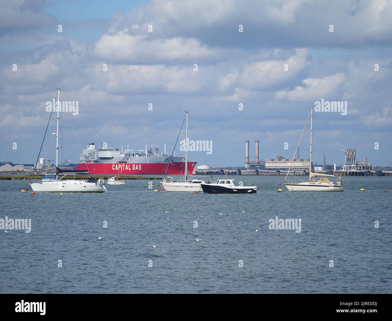 Queenborough, Kent, UK. 24th Aug, 2022. The first Australian gas