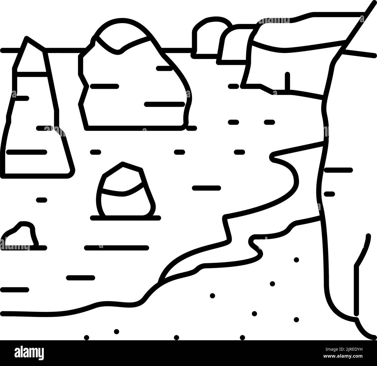 twelve apostles line icon vector illustration Stock Vector Image & Art ...