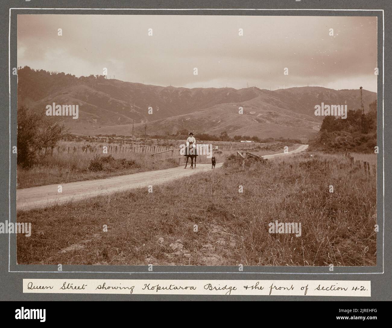 On The North Block Feb 23 1915 Queen Street Showing Koputaroa Bridge On the north block feb 23 1915 queen street showing koputaroa bridge