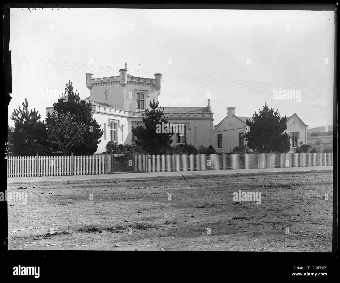 Oamaru Gaol, 1880s, Dunedin, by Burton Brothers Stock Photo Alamy