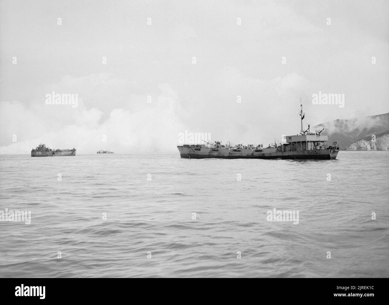 The Royal Navy during the Second World War Picture shows a flak landing ...