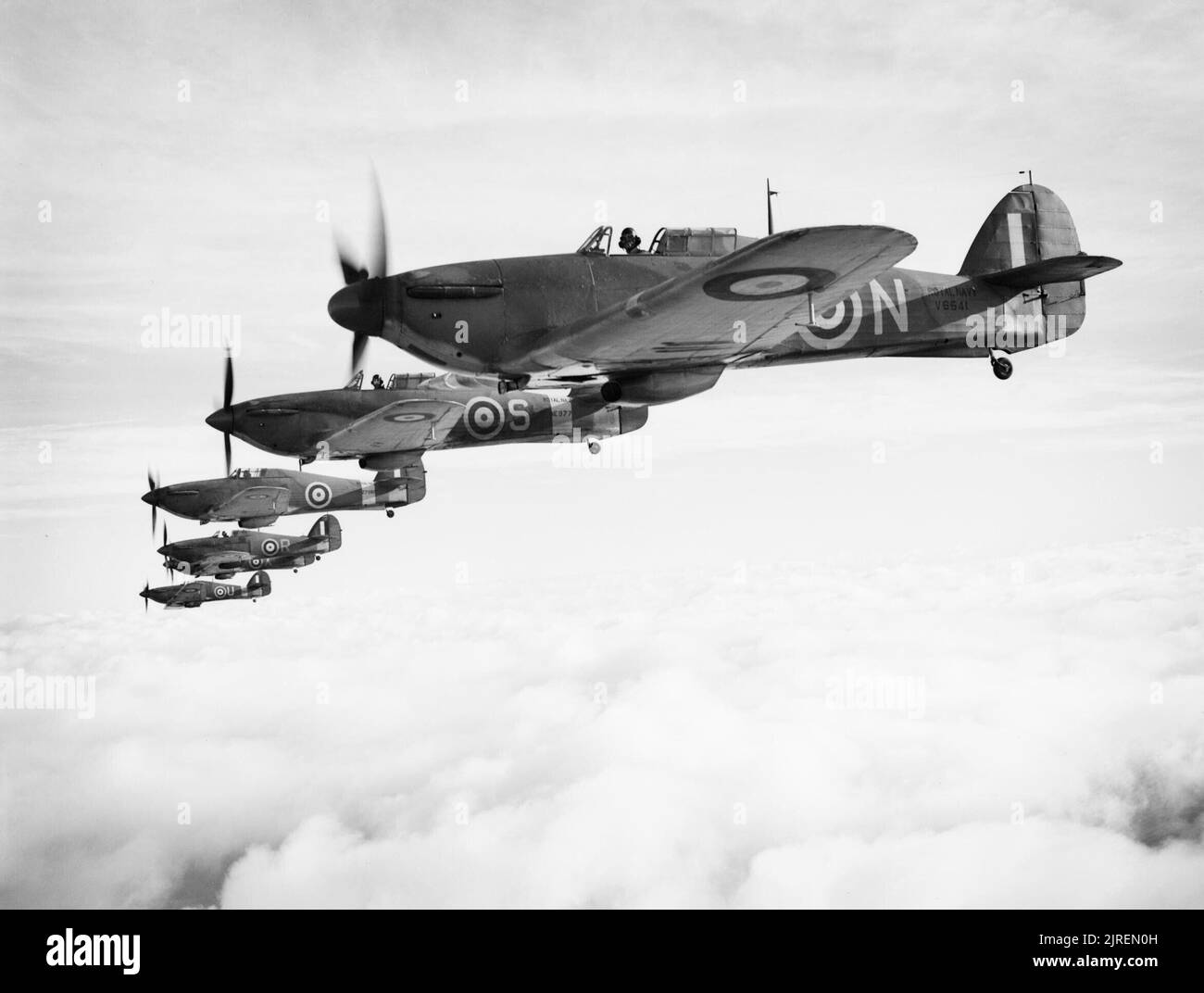 Hawker Sea Hurricanes of the Fleet Air Arm, based at RNAS Yeovilton