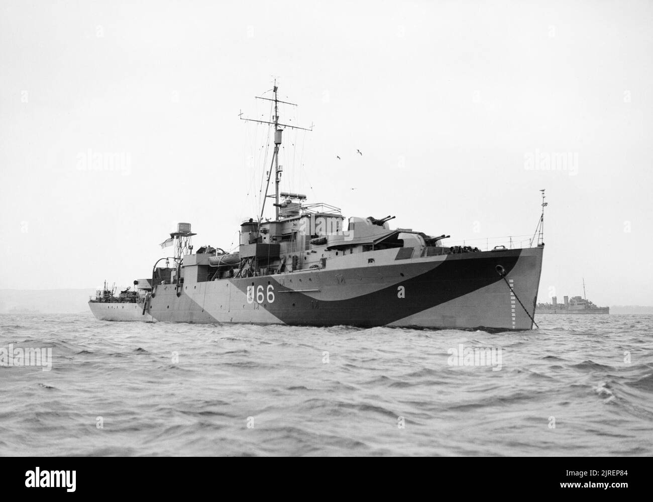 HMS STARLING at Greenock, 24 March 1943. HMS STARLING, leader of a ...