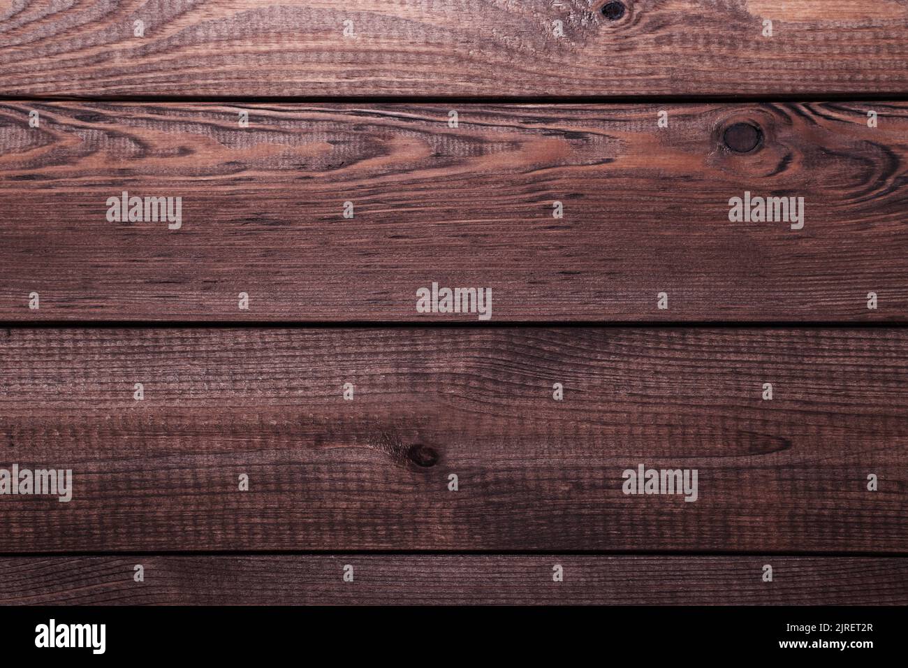 Old vintage planked wood board, barn wood background with space for text Stock Photo