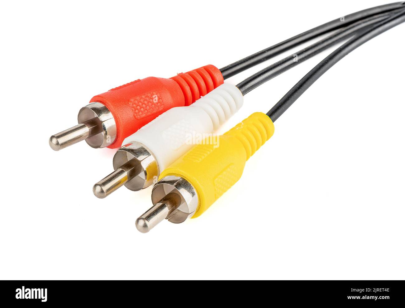 RCA connectors composite electrical connection designs isolated on