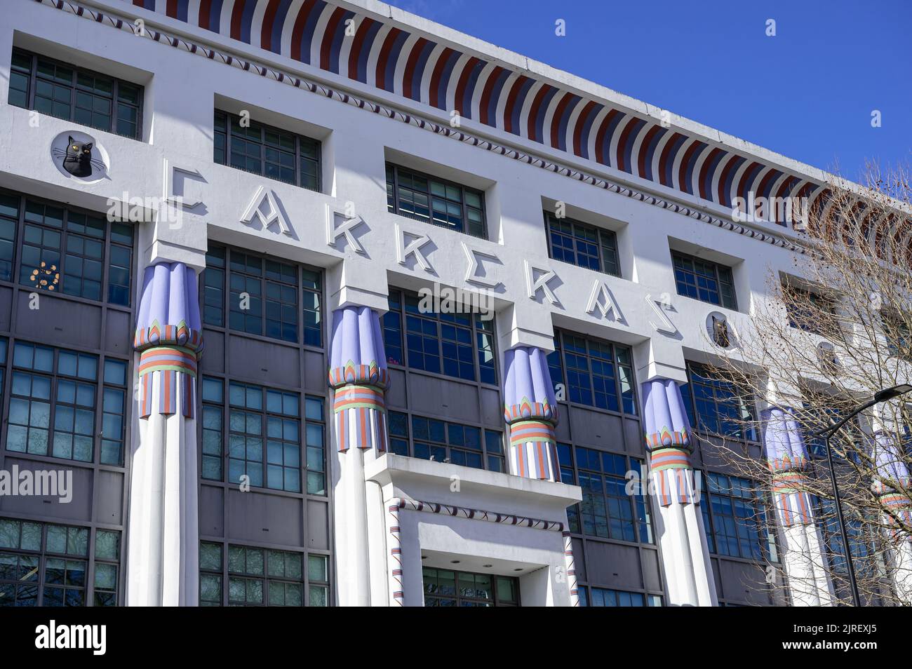Greater London House - Art Deco Egyptian Revival Black Cat Factory ...
