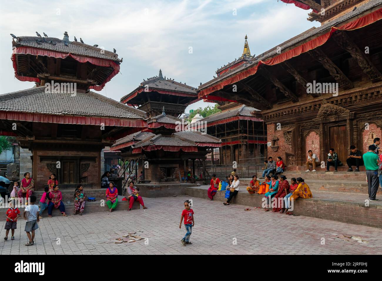 The historic Kathmandu Durbar Square in Kathmandu, Nepal Stock Photo ...