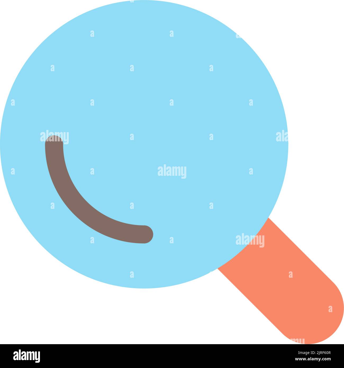 On-site search flat color ui icon Stock Vector Image & Art - Alamy