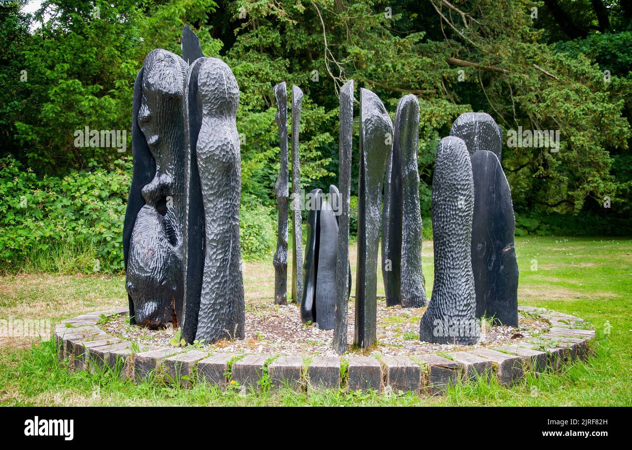 BLARNEY, IRELAND. JUNE 17, 2022. Stones Garden at Blarney Castle at
