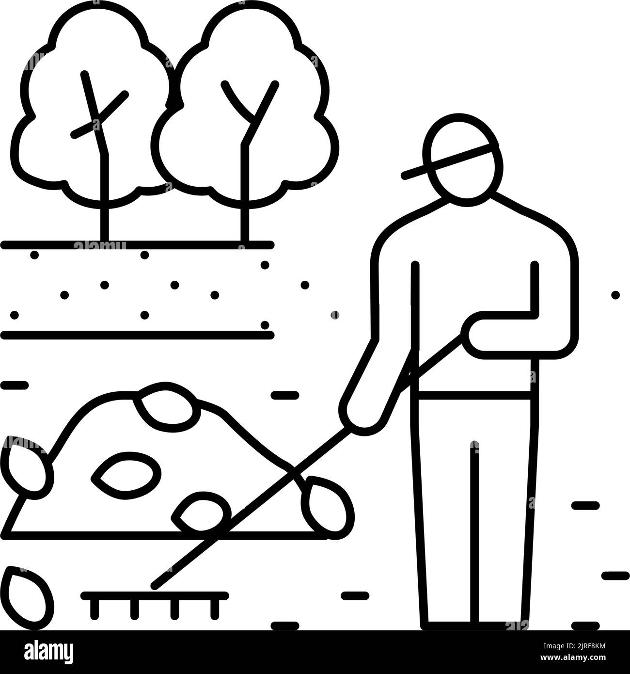 Garden clearance Stock Vector Images Alamy