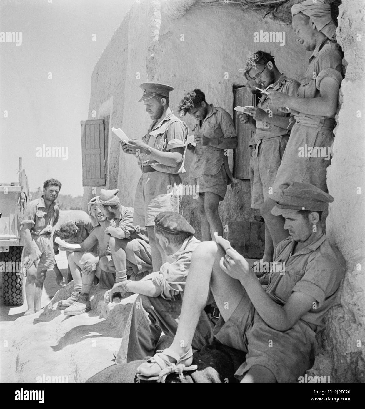 The Long Range Desert Group (lrdg) during the Second World War CBM2219 Stock Photo