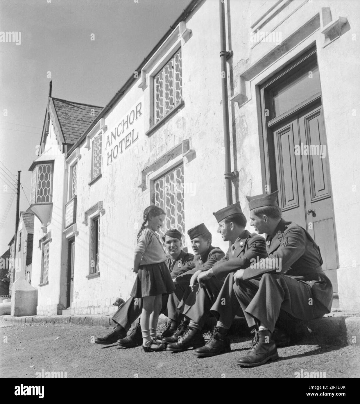 US Troops in An English Village Everyday Life With the Americans in