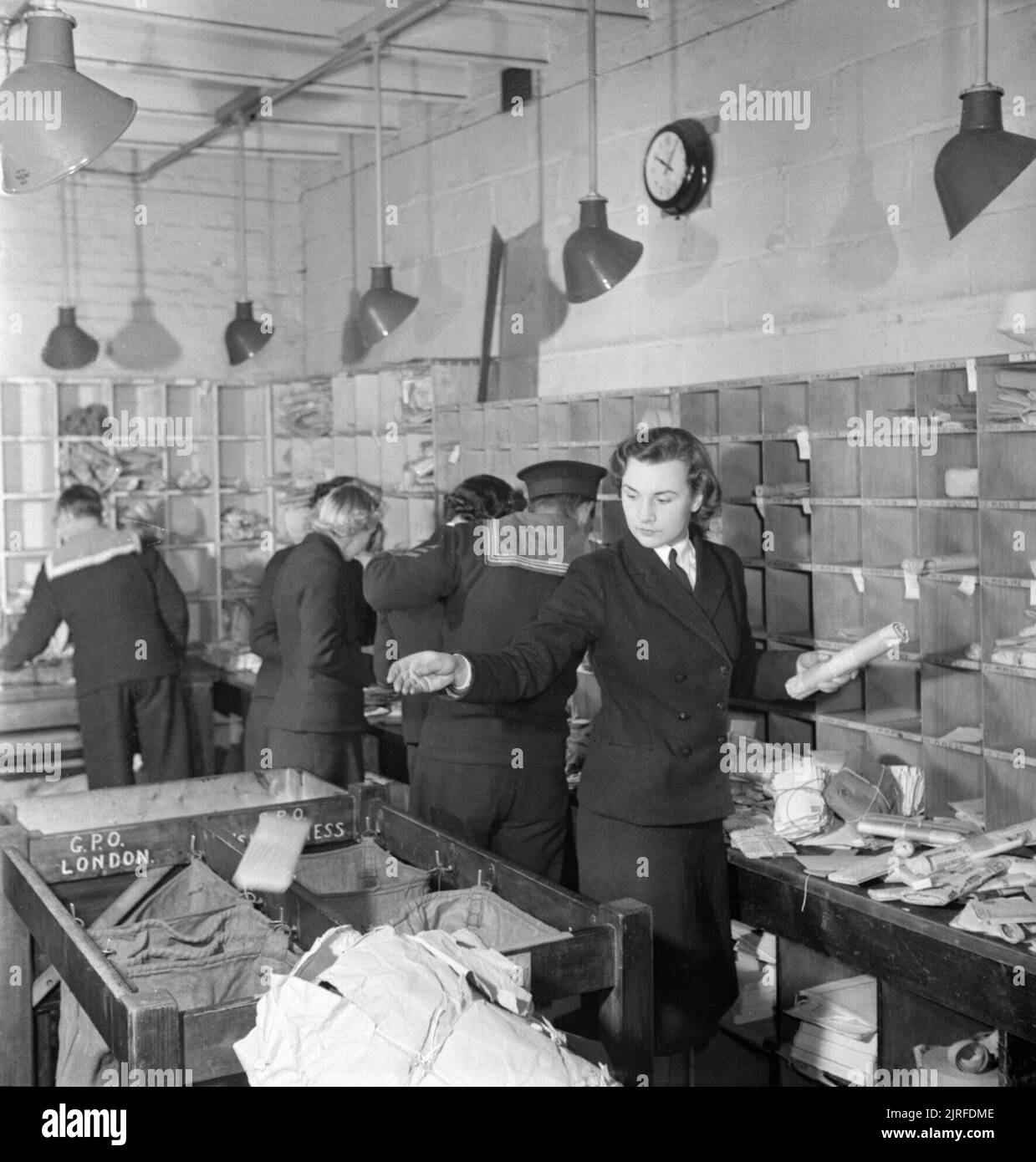 Royal naval shore establishment Black and White Stock Photos & Images