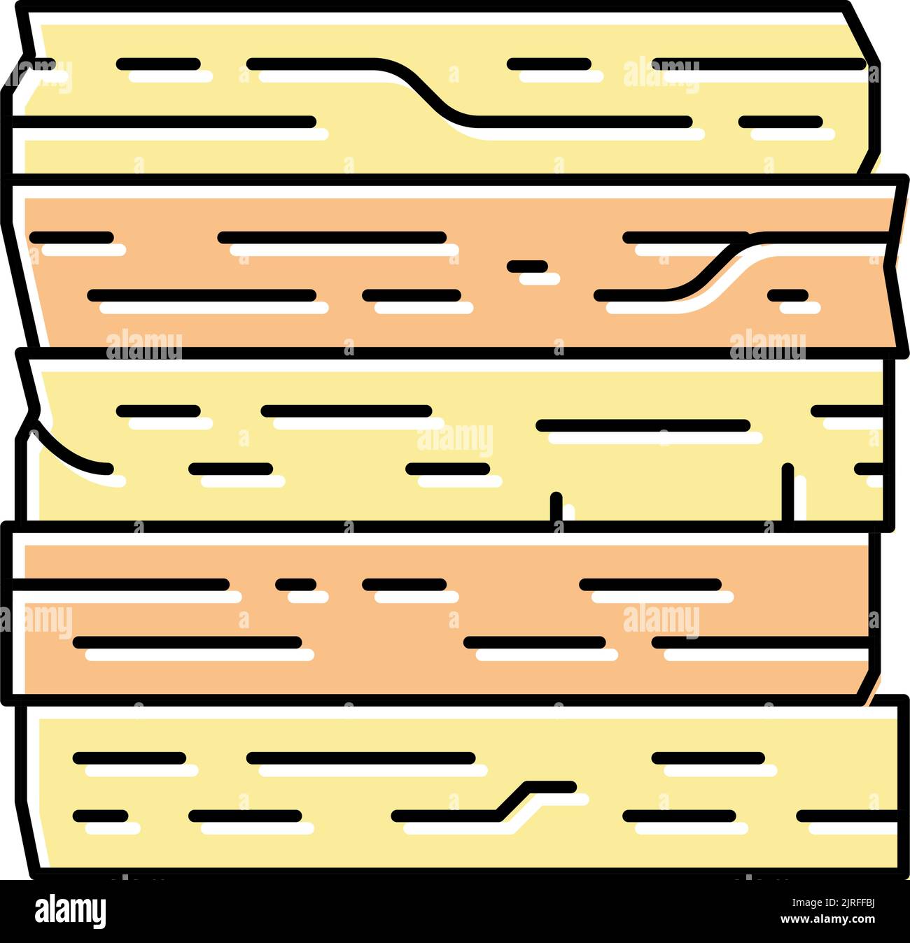 board wood timber color icon vector illustration Stock Vector Image ...