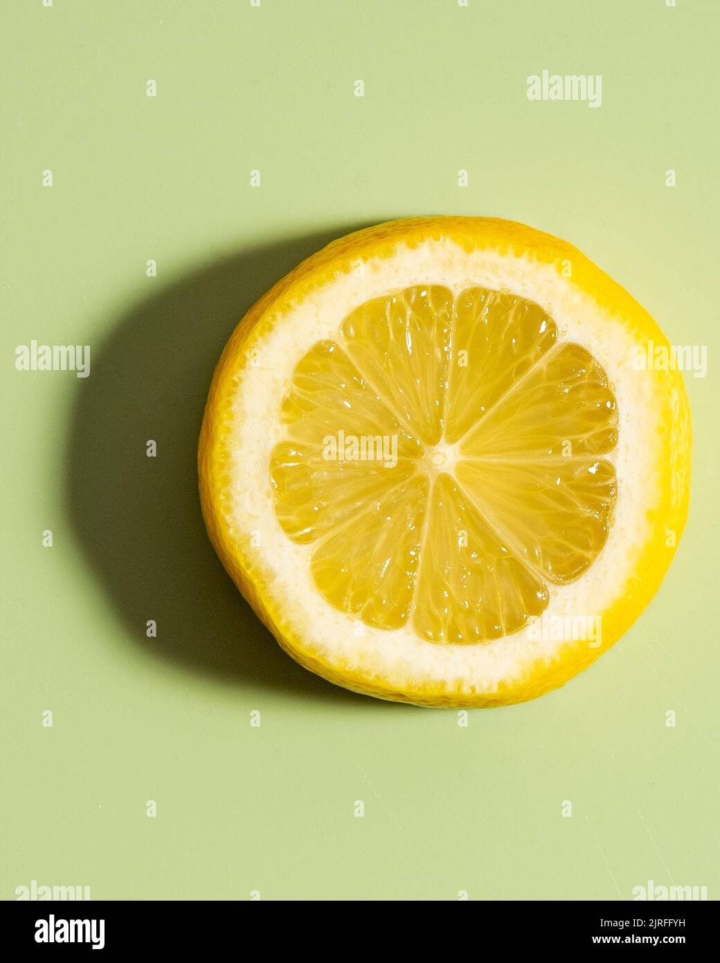 A slice of lemon Stock Photo
