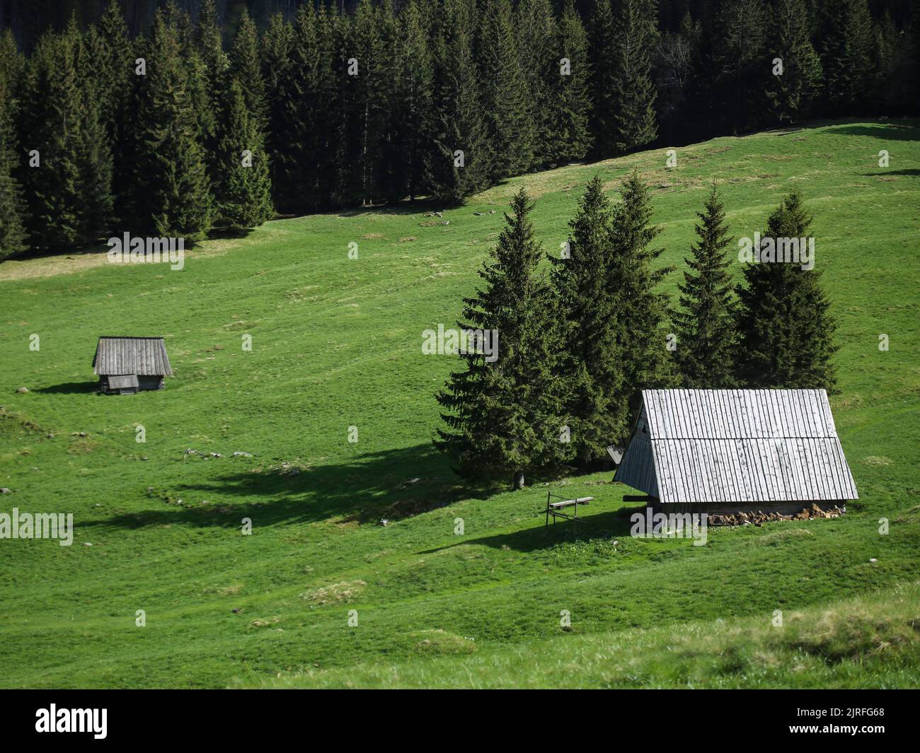 Carpathian mountains near Zakopane in Poland. Stock Photo