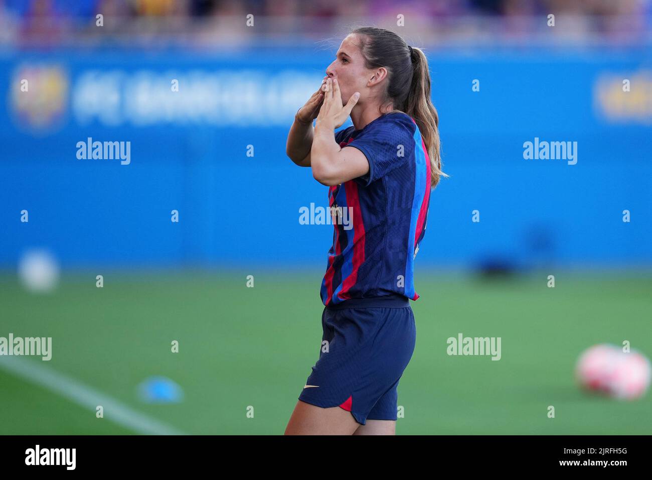 Laia Codina of FC Barcelona during the Joan Gamper Womens trophy match ...