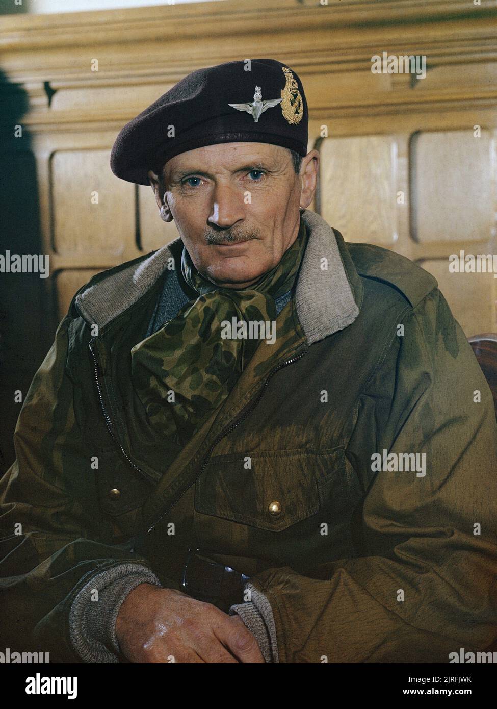 Portrait of Field Marshal Sir Bernard Montgomery on his appointment as