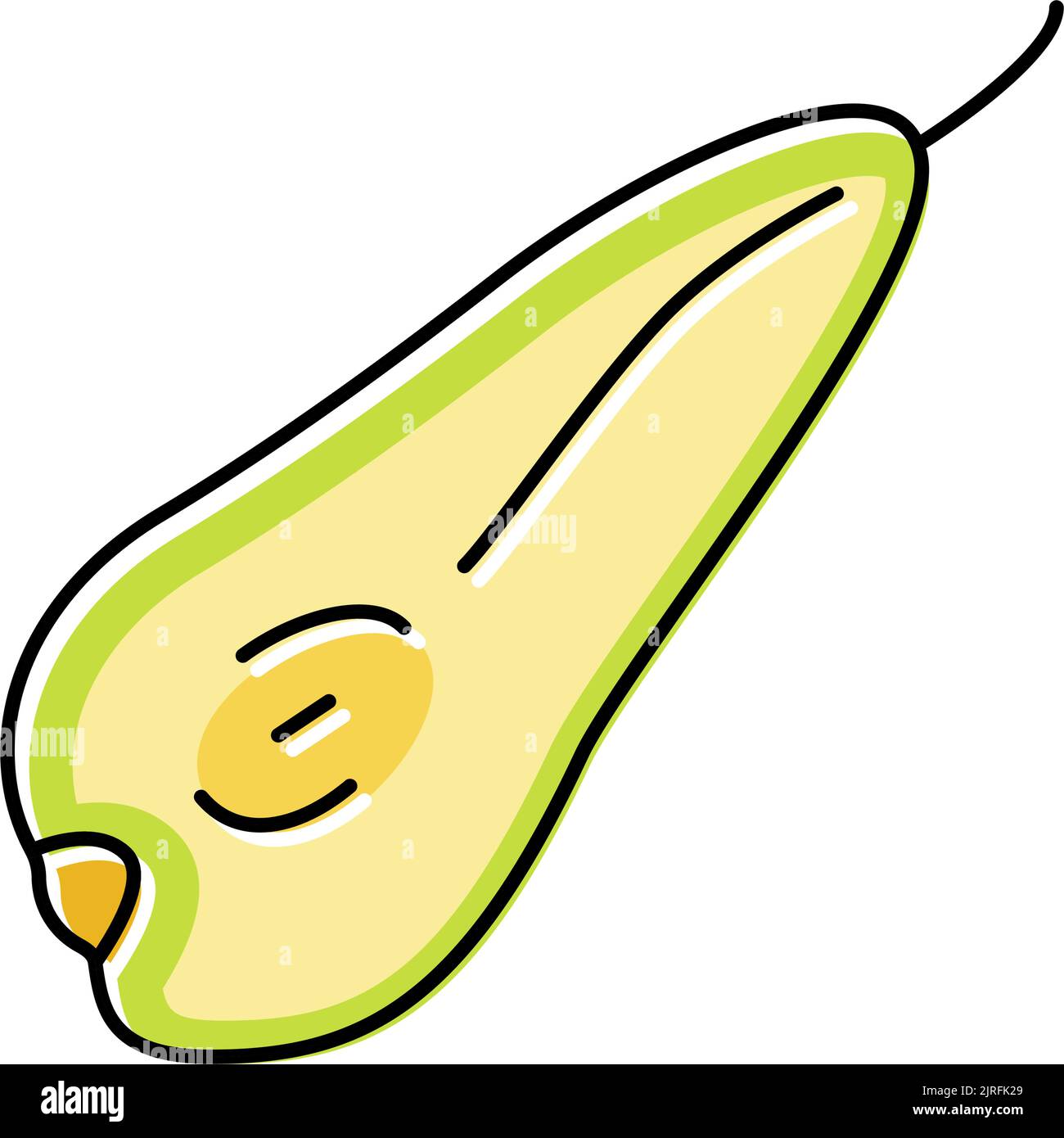pear conference slice color icon vector illustration Stock Vector Image ...