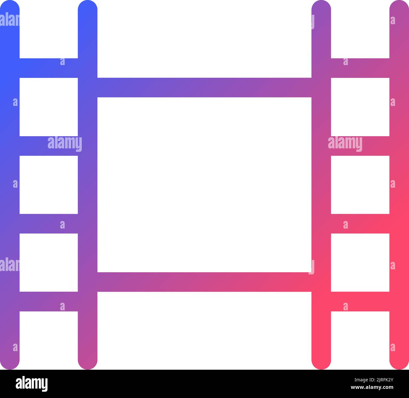 Footage pixel perfect gradient linear ui icon Stock Vector
