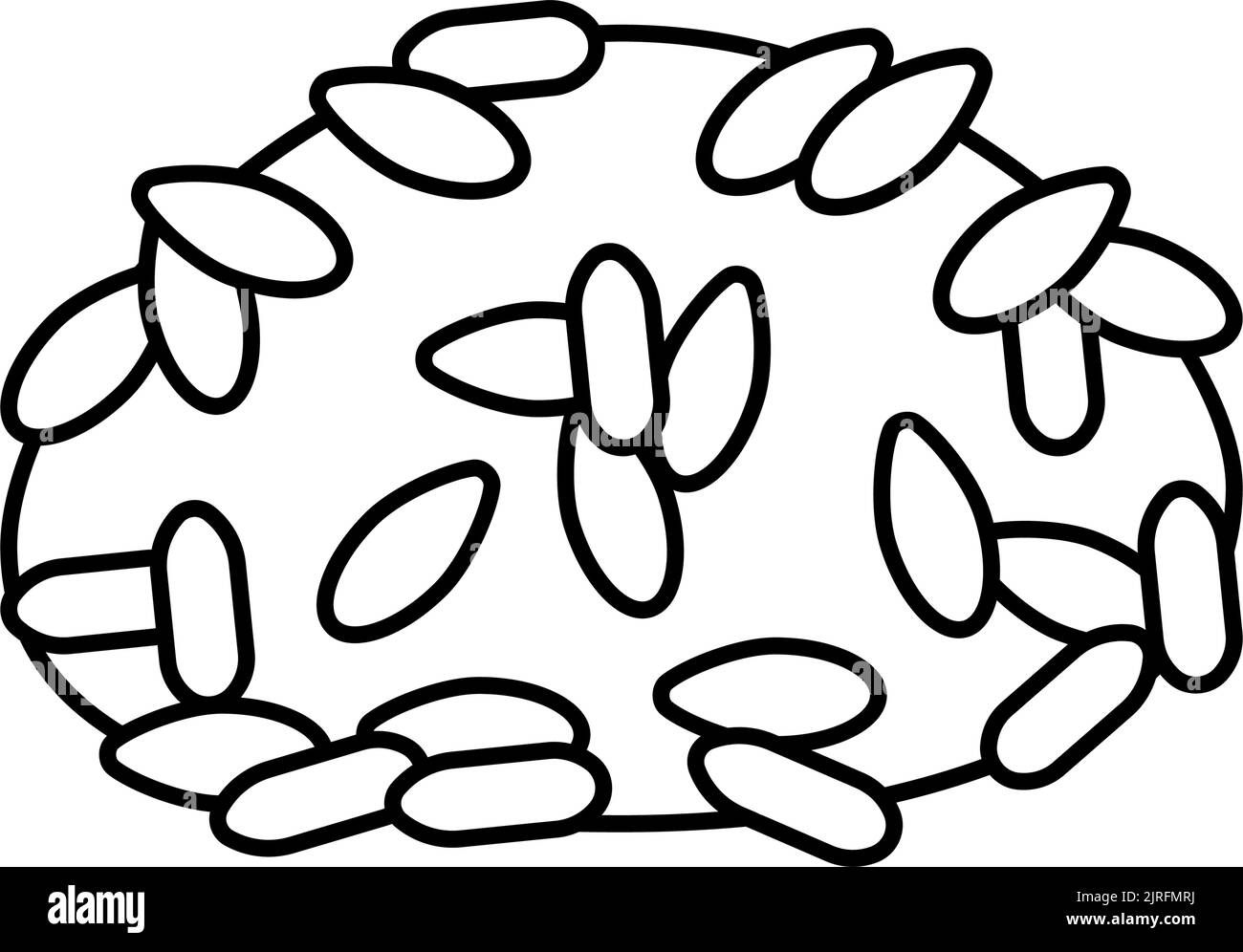 grain rice line icon vector illustration Stock Vector Image & Art - Alamy
