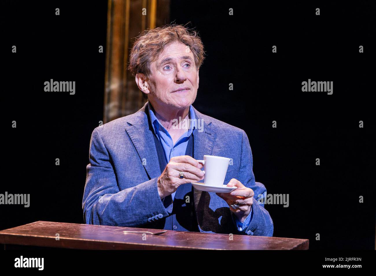 Edinburgh, United Kingdom. 24 August, 2022 Pictured: Adapted from his best-selling 2020 memoir of the same name, Walking with Ghosts follows Gabriel Byrne from his childhood in Ireland to his film career in Hollywood. Credit: Rich Dyson/Alamy Live News Stock Photo