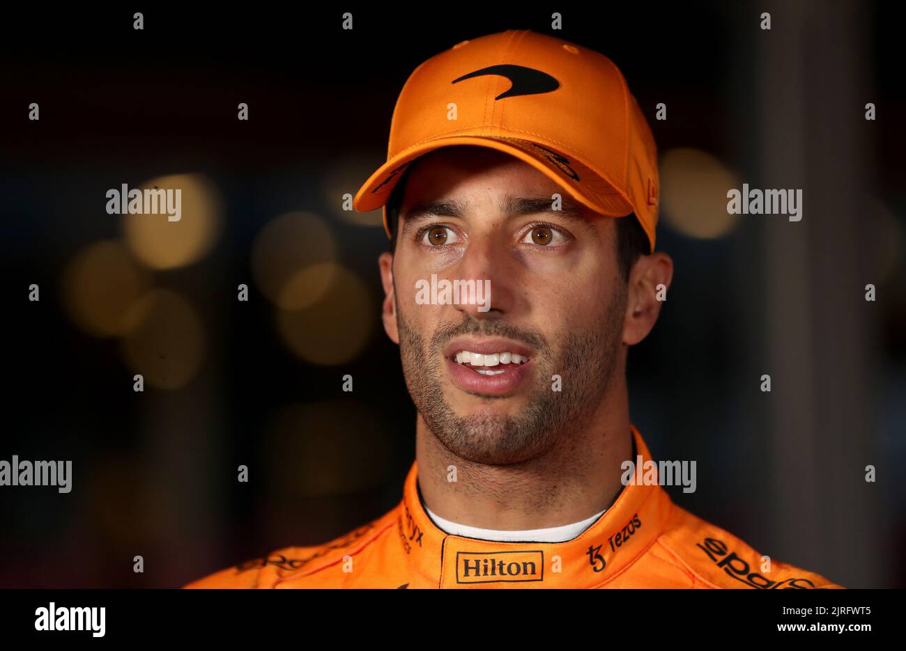 File photo dated 24-02-2022 of McLaren-Mercedes' Daniel Ricciardo. Daniel Ricciardo will leave McLaren at the end of the season after his contract with the British team was terminated early. Issue date: Wednesday August 24, 2022. Stock Photo