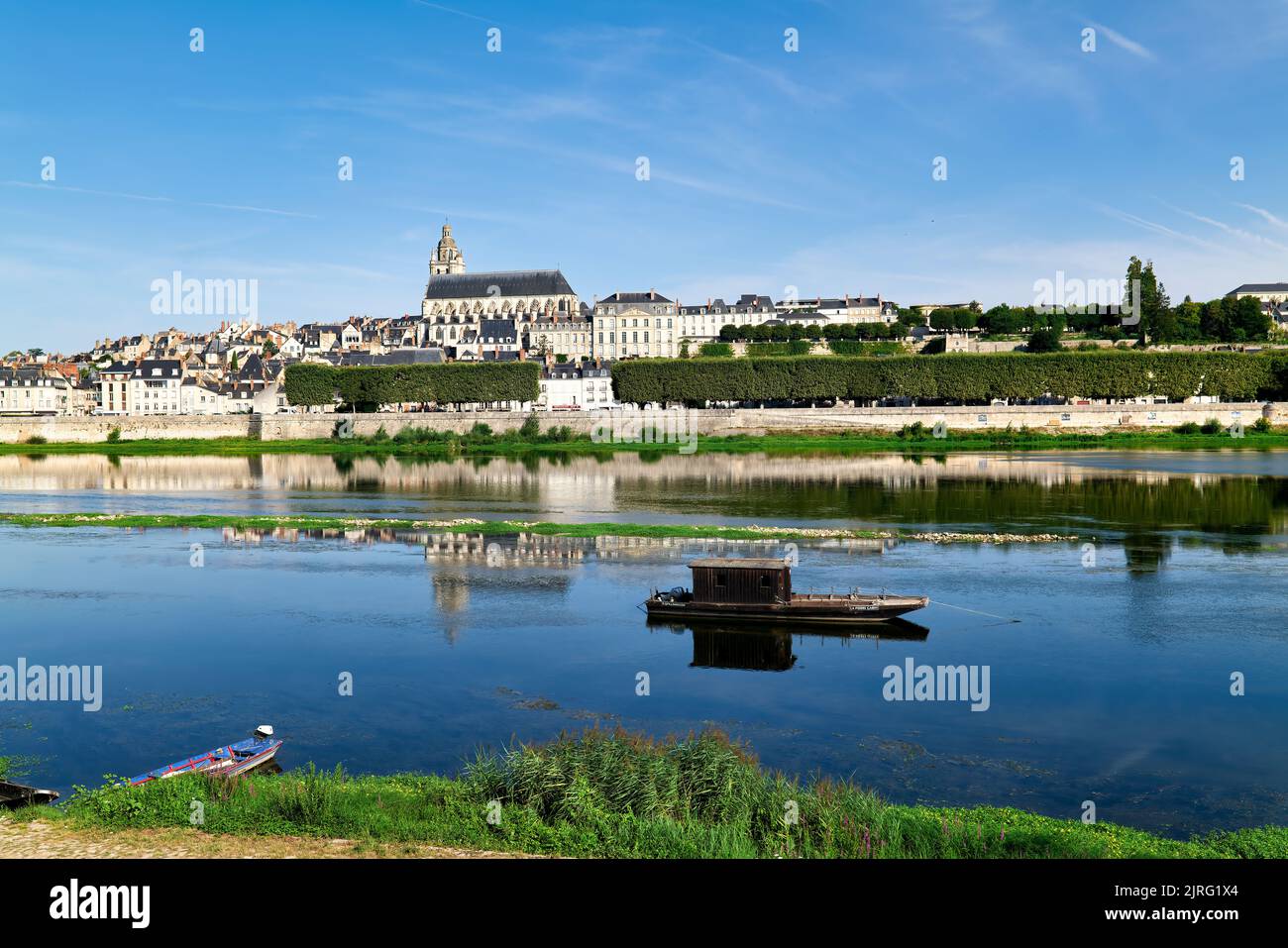 Blois France. Loire Valley. Cityscape Stock Photo