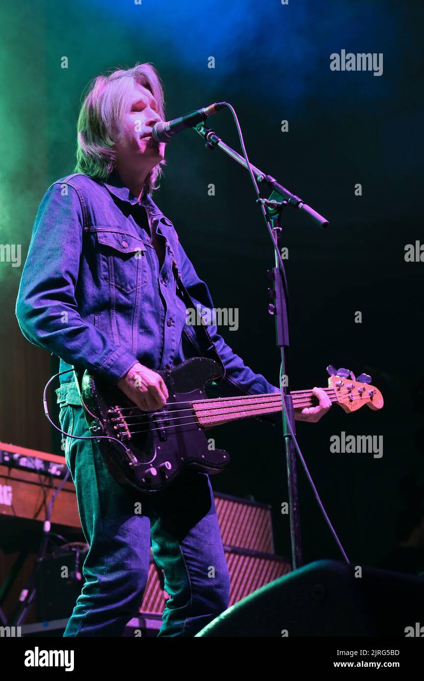 Justin Currie of Del Amitri headlines at Weyfest Festival, Tilford, England, UK. August 19, 2022 Stock Photo