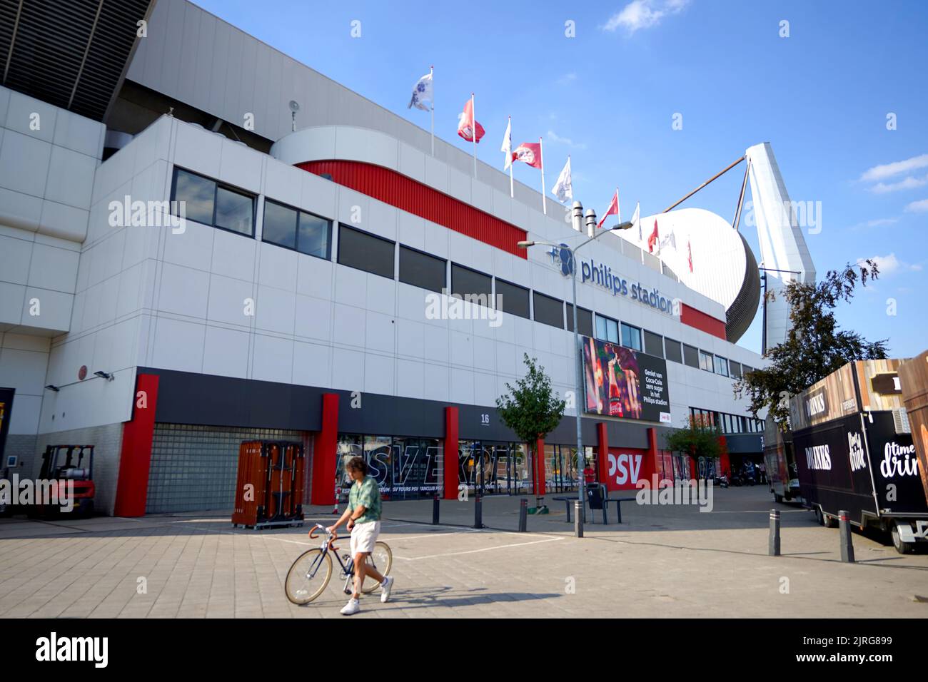 A general view of the stadium ahead of the UEFA Champions League qualifying match at PSV Stadion, Eindhoven. Picture date: Wednesday August 24, 2022. Stock Photo